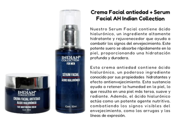 Kit Facial Antiedad para Hombre + Crema con Ácido Hialurónico - Imagen 7